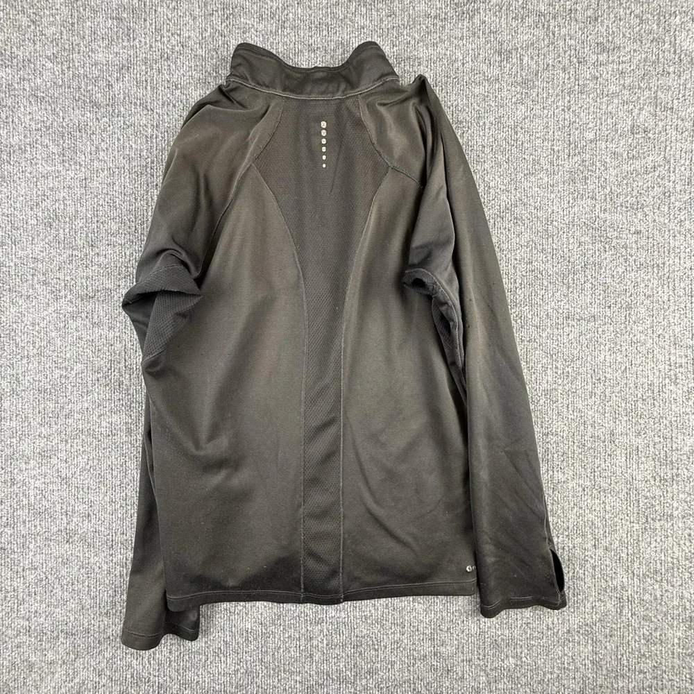 The North Face Pullover Mens Medium Black FlashDry 1/4 Zip Long Sleeve‎ Running